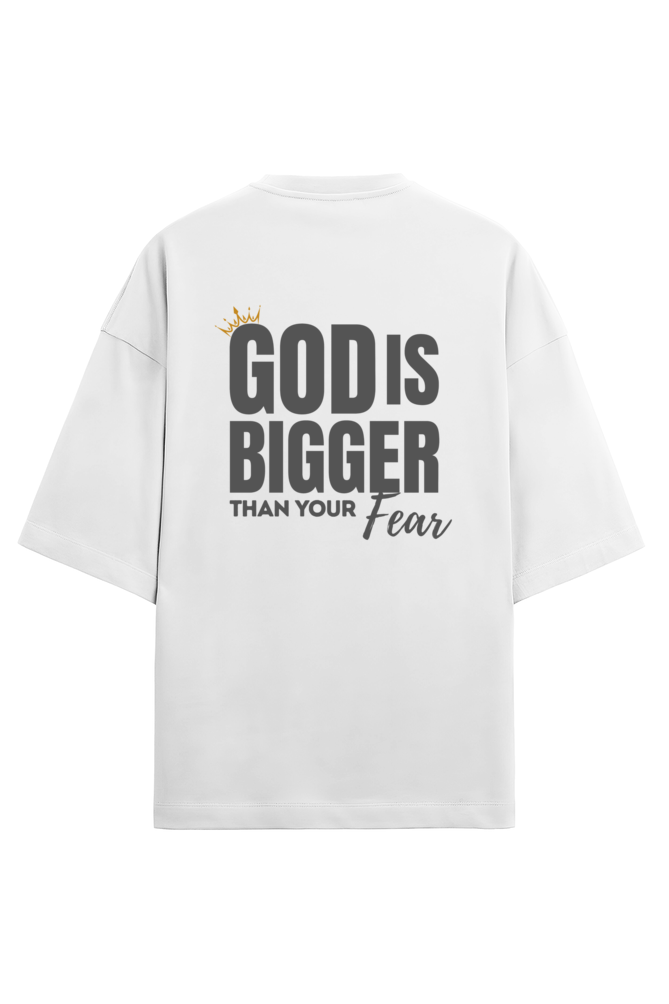 Stylish Scripture T-Shirt India God is bigger than your fear